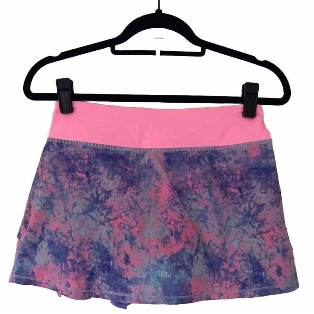 Ivivva Pink Purple Tennis Skirt Lululemon